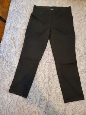 croft & barrow Black Straight-Leg Ponte Pants